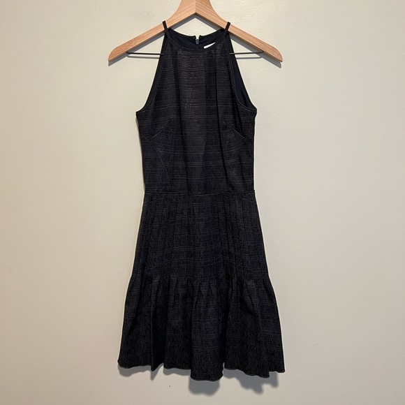 REISS Marelle Textured Pleated-Skirt Dress Women’s Size 2 - Picture 10 of 11